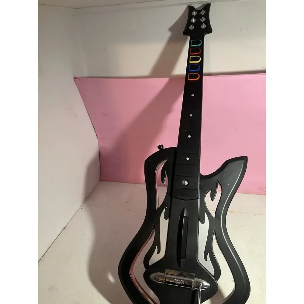 Guitar Hero Warriors of Rock Xbox 360 Wireless Guitar Untested 